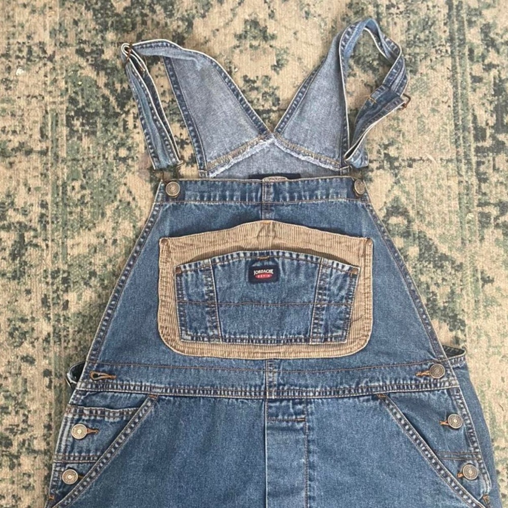 Denim overalls